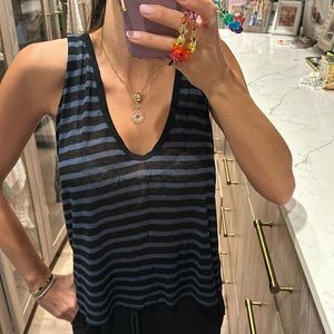 Alexander Wang loose striped tank top